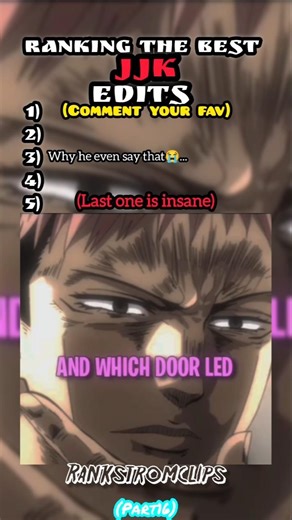 Ranking the most Insane JJK Edits