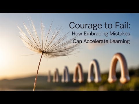"Courage to Fail: How Embracing Mistakes Can Accelerate Learning"