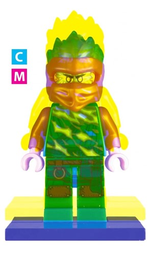 LEGO Layer by Layer Process Color #shorts