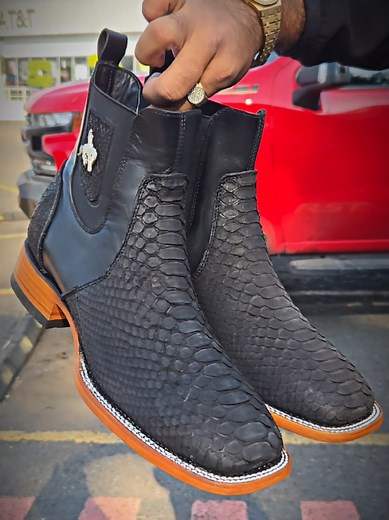Botines en python🔥🐍#fyp #foryou #viral #boots #botas