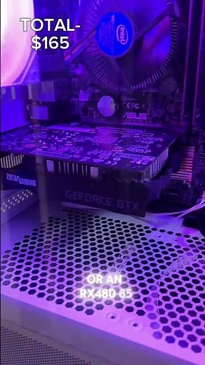 How to build $250 PC! #gaming #gamingcomputer #pc #gamingpc #fortnite #gamingstation #gamesetup