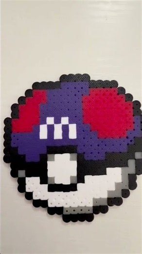 マスターボール #ポケモン #作ってみた #アイロンビーズ