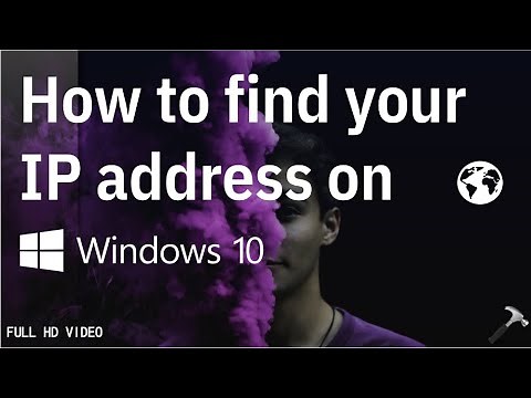 Find your IP address on Windows 10