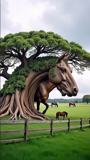 Discovering AMAZING Horse Head Shaped Trees Naturally