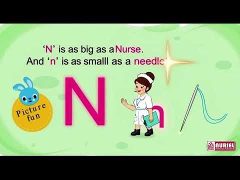 The Letter N: Big N and Small n | Alphabet Learning for Kids
