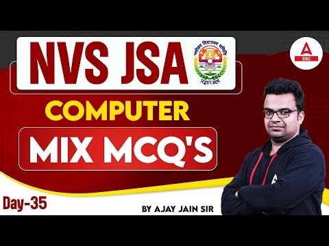 NVS Non Teaching Classes 2024 | NVS Non Teaching Computer Class By Ajay Jain | MIX MCQ's