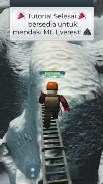 NEKAT MENDAKI MOUNT EVEREST ROLEPLAY ROBLOX! PERJALANANNYA BIKIN TEGANG! 😱