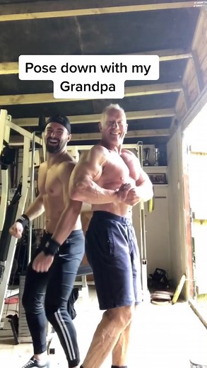 Pose Down with Fitness Grandpa | Flexing Muscles at 61!