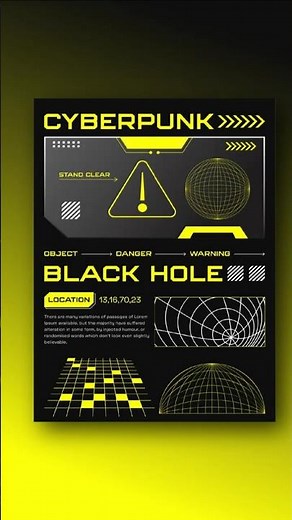 🎨💻 Designing a Cyber Poster from Scratch in Adobe Illustrator!