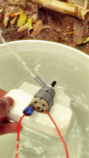 Please Support Day 06 #waterpump #experiment #diy #dc #motor #support #funny #boosterpump