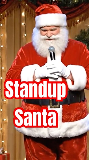 Santa's comedy bit had me CRYING #funnyjokes #humor #christmas