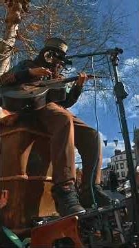 Your daily delivery of slide guitar doesn't need to hurt. #slideguitar #busker #streetmusic