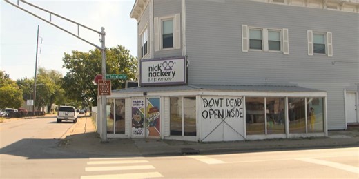 Nick Nackery uses window vandalism as creative opportunity