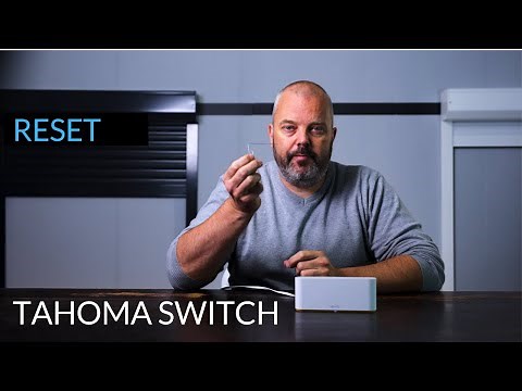 How to reset your Somfy Tahoma Switch