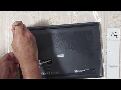 MSI Modern 14 Back Cover Removed