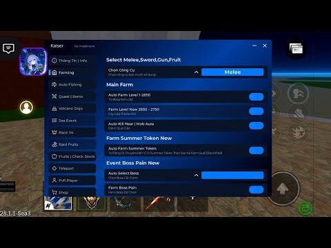 Script kaiser blox fruits No key