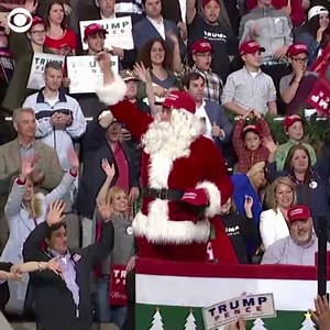 79K views · 1.2K reactions | Are you on Pres. Trump's "Naughty" or "Nice" list this year?: The President's supporters got a visit from Santa, Mrs. Claus and a gaggle of elves, who handed out gifts at a rally Monday night. 虜 https://cbsn.ws/2RiRN9C | CBS News | Facebook
