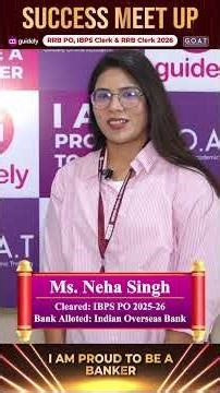 IBPS PO Cleared by Neha 🚀 | Guidely Mock Tests, Bundle PDF & Interview Batch Made the Difference