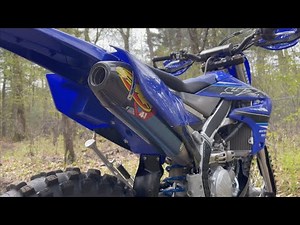 2021 YAMAHA YZ250FX - FMF 4.1 BLUE SLIP ON