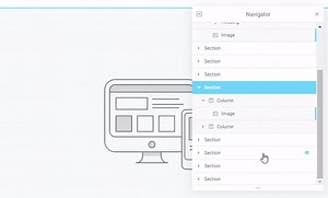 Structure window indicators | Elementor