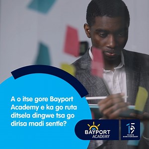Ikwadise ko Bayport Academy go ithuta ka tiriso ya madi. Classes are free, and there are no prerequisites needed to start. Visit the link today: https://shorturl.at/ecSlY #BayportBotswana #YourFutureNow | Bayport Botswana