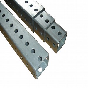 [Hot Item] 7' Square Sign Posts Galvanized U Channel Sign Posts