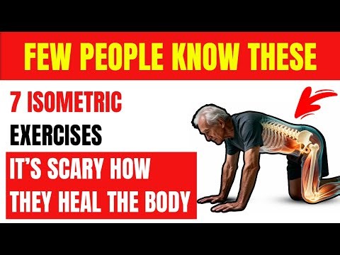 Only 7 Isometric Exercises to Strengthen Your Entire Body After 60 – Do Them at Home! Senior elderly