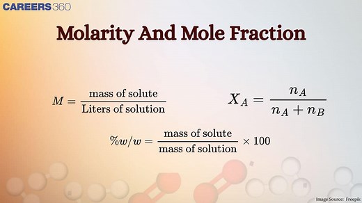 Molarity And Mole Fraction: Definition, Formula, Questions and Examples