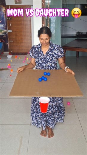 Who wins this crazy balancing game? 👀 This game looks easy… until you try it 😅 #akulafamilygames