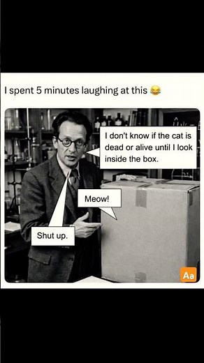 📦 Schrödinger’s Cat Explained (Funny Meme + Simple Explanation 😂)