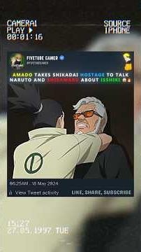 Shikamaru And Naruto Got Shocked By Amado 😳