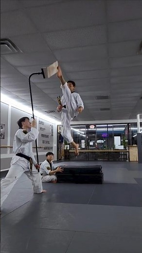 Taekwondo Demo Kicks Practice #1 | #taekwondo #shorts