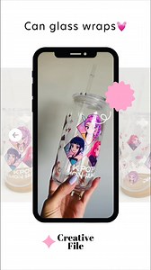  This is what one of Can glass wrap designs looks like . Check my Etsy shop  https://creativefileco.etsy.com/ | Creative File.co | Facebook