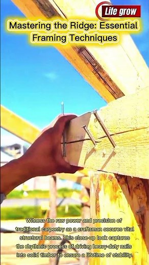The Art of the Ridge: Master Framing Techniques