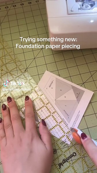 Foundation Paper Piecing: My First Quilting Experience