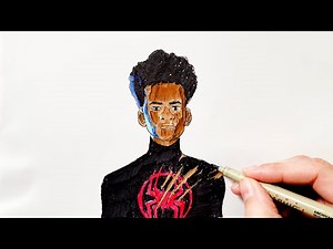 How to Draw Miles Morales From Spider-Man