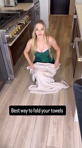 Best way to fold your towels This video was created by Network Media and Tommy Wind | Life According to Us