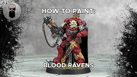 宝箱战锤涂装【Warhipster】对比漆 血鸦 Blood Ravens 战锤40K圣血天使