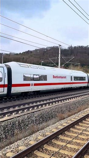 ICE 1 at full speed — classic German high-speed rail🚄💨