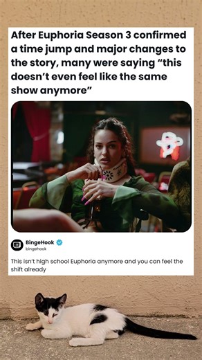 Euphoria S3 time jump has fans saying it feels like a new show #euphoria