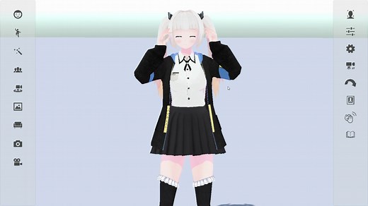 【3tene leapmotion】试用了刚发现的可以用来做vtuber/vup的软件！（