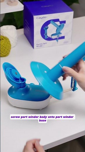 Caydo Electric Yarn Winder Pro Installation details