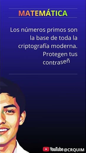 Contraseñas y NÚMEROS PRIMOS 🔐🔢 #Matematicas #Seguridad #Ciencia