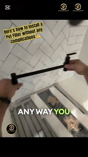 Here's how to install a Pot Filler without any complications 💪#Plumbing #DIY #LeakRepair #Shorts