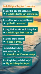 126K views · 2.1K reactions | Let's learn some Basic Filipino-English phrases #tagalogphrases #EnglishToFilipino | Janes Lessons | Facebook