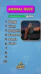 ANIMAL QUIZ! 🦅 Only True Animal Lovers Can Pass This!