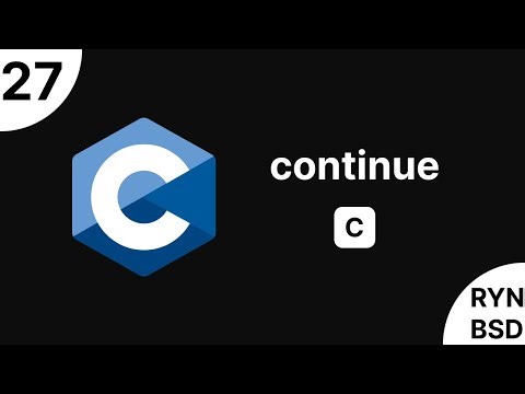 شرح C - continue