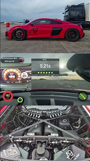 2800 PS A9 Performance TWIN TURBO R8 | Extreme fast from 0-395 Km/h #audi #twinturbo #topspeed