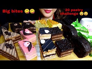 20 pastry challenge || Epic Cake challenge || Big Bites || Happy Food With Tina *Pastry Party*