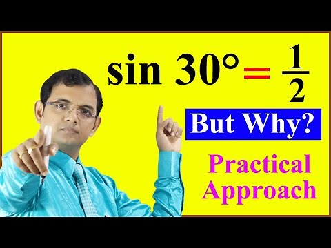 sin 30° = 1/2 (Why & How?) || Trigonometry